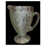 Jeannette Glass Iris Pattern Pitcher