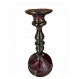 9 " Tiffin Amethyst Purple Candle Holder