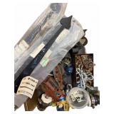 Estate Tools: 14 ï¿½ Hinge Strap, Hooks, Nails &