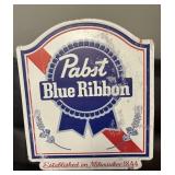 Large Pabst Blue Ribbon Metal Sign