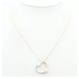 Tiffany & Co. Open Heart Necklace