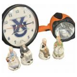 Clock, Flashlight & Bisk Old Folks