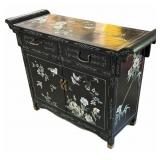 Oriental Black Lacquer Buffet