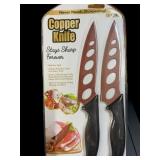 2 Pack Copper Knife/Stays Sharp Forever