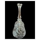 Lead Crystal Etched Bird Design Bell