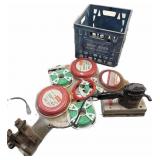 Crate Of Weed Eater Line, Clamp Tool, & Craftsman