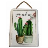 You & Me Metal Sign