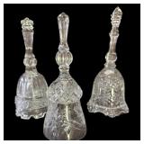 (3) Beautiful Crystal Bells