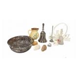Etched Bell, Bowl, Nativity, Ransburg Pottery,