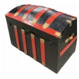 Red & Black Camel Back Trunk