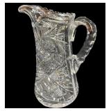 Heavy Lead Crystal Pitcher