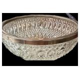Silver Rim Fruit Bowl