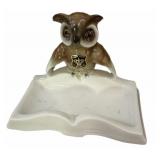 West Germany Porcelain Owl