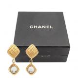 Chanel Matelasse Clip-on Earrings