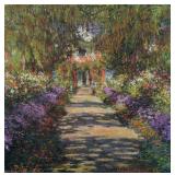 A Pathway in Monet's Garden (1884) by Claude Monet