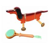 Dog & Scrub Brush