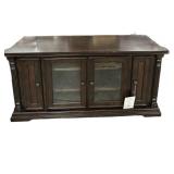 Pre-Owned 63" Ashley Keytown Glass Front TV Stand