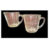 Pyrex 1 Cup & 2 Cup Measuring Cups