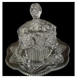 Crystal Butter Dish