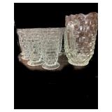 FOSTORIA Pitcher & (10) Glasses