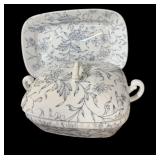 Blue & White Orient Serving Platter & Bowl