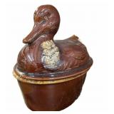 Hull Oven Proof Duck Lidded Casserole