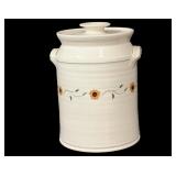 Sunflower Design Cookie Jar