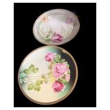 (2) Beautiful Hand Painted Plates