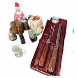 Carving Set, Salt & Pepoer, Mini Elvis Mug, Ball