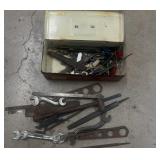 Estate Toolbox With Tools Such As Wrenches, Files