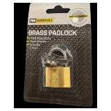Set of (4) Pro Essential Brass Padlocks