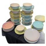 49 pc Colorful Dessert Set