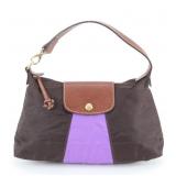 Long Champ Le Pliage Leather Shoulder Bag