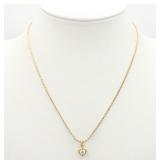 Christian Dior GP Heart Necklace
