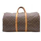 Louis Vuitton Monogram Keepall 55 Boston Bag