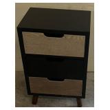 New Three Drawer Accent Nightstand