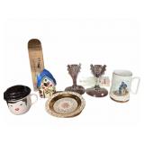 Candle Holders, Rockwell Strin, Thermometers &