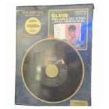 Framed 45 RPM Blue Christmas By Elvis