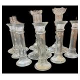 (9) Crystal Candle Holders