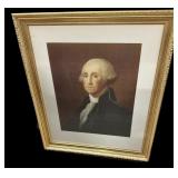 Framed & Matted George Washington