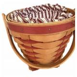 Lined Longaberger Basket