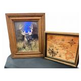 Deer Wall Clock & Hawaii Island Wall Clock