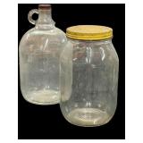 Gallon Apple Cider Jug & Gallon Pickle Jar