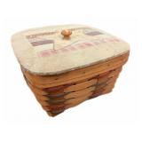 Lined Longaberger wï¿½ Lid