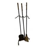 Antique Fireplace Tool Set