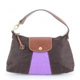 Long Champ Le Pliage Leather Shoulder Bag