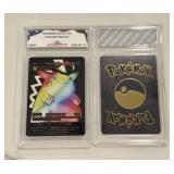 Pokï¿½mon Black Foil Custom Pikachu Card