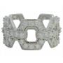 1.40 ct Hexagon Pave' Diamond Eternity Band