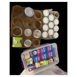21 Canning Jars 6 Boxes of Tattler Wide Mouth Lids