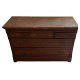 Antique Marble Top Chest